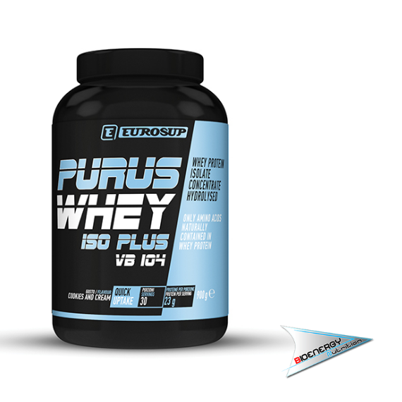 Eurosup-PURUS WHEY ISO PLUS  900 gr Cookies & Cream  